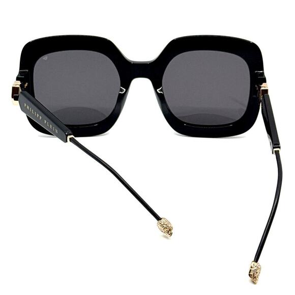New, PHILIPP PLEIN Sunglasses Queen SPP065S Col.0700 Authentic - Picture 10 of 11